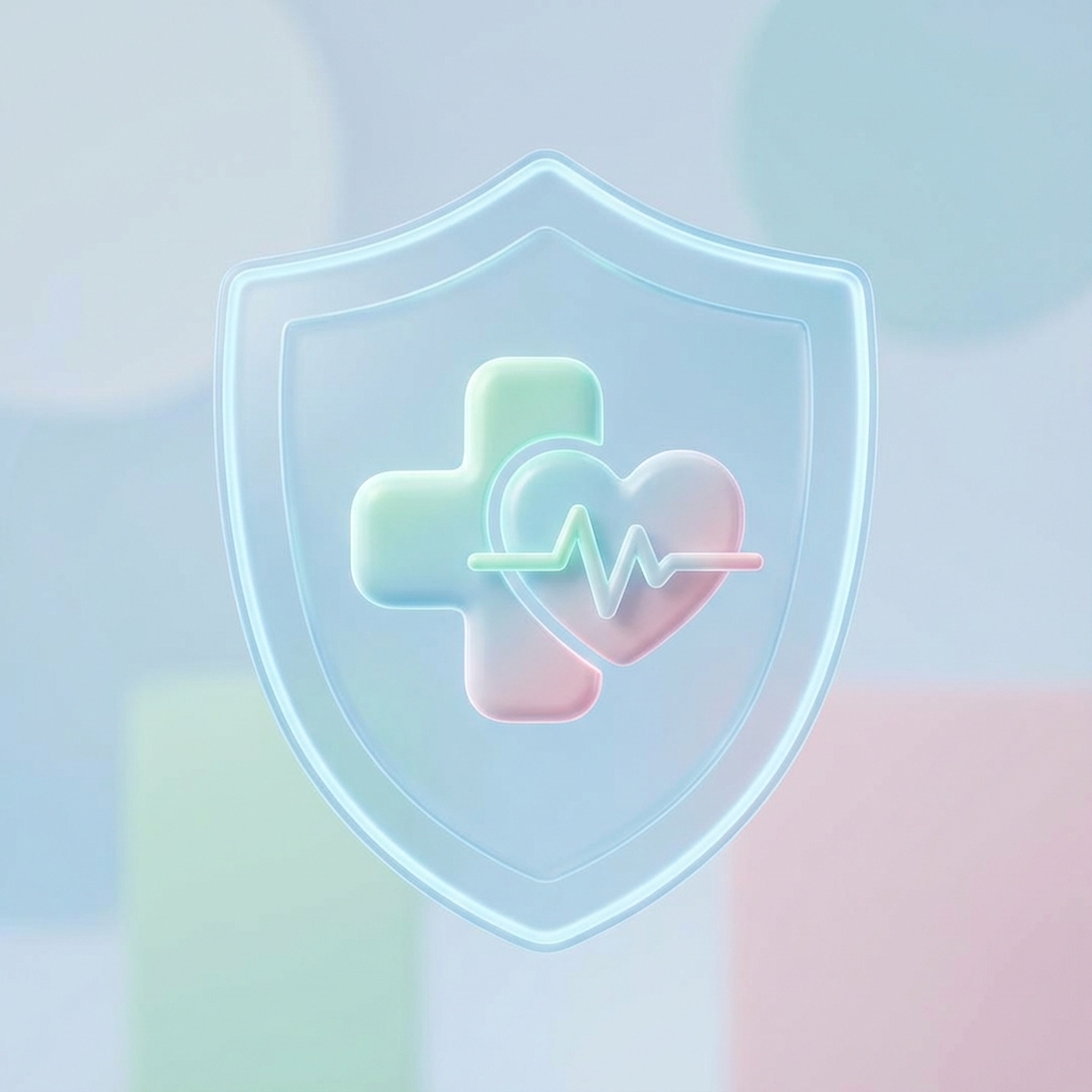 Medical cross protected by shield